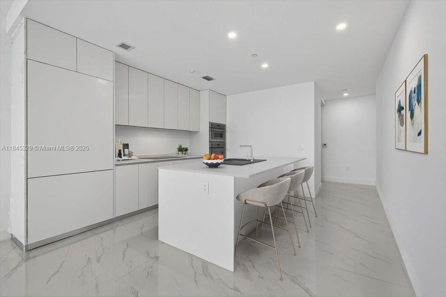 Furnished interior view inside a new home in , Miami (Image 8). Furnished interior view inside a new home in , Miami (Image 8).