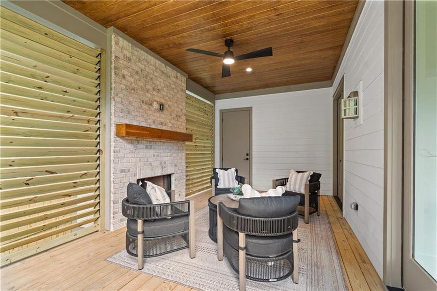 Exterior details and patio area of a home in , Brookhaven (Image 3).