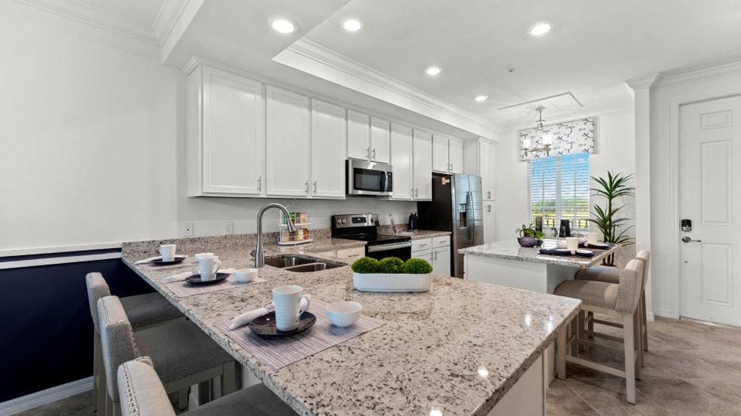 The-National-at-Ave-Maria Terrace Condominiums Arbor Kitchen