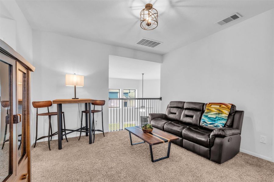 Upstairs flex area, media room off this area not shown in photos, currently used for storage