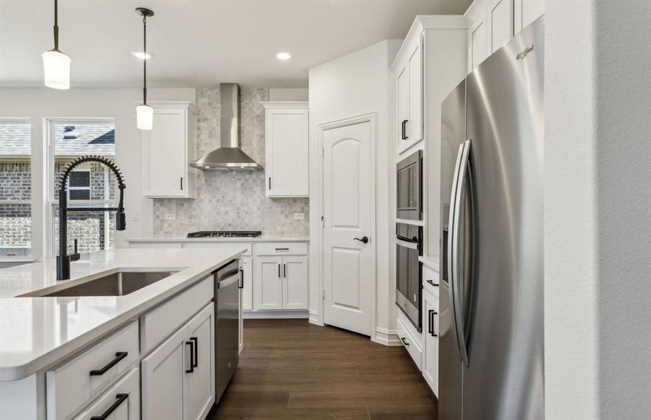 Gourmet kitchen designed for culinary excellence and entertaining *Real home pictured