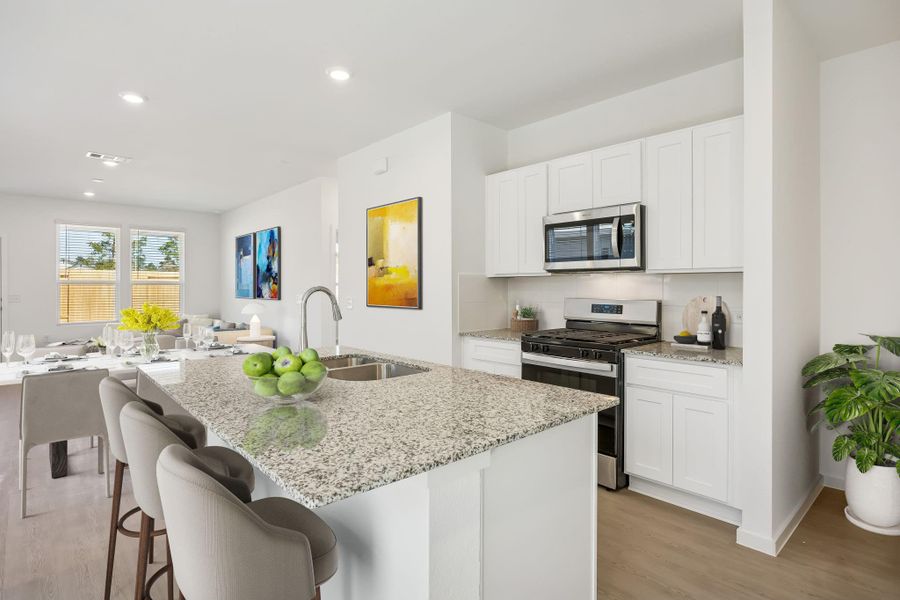 Furnished interior view inside a new home in Decker Farms, Magnolia (Image 5).