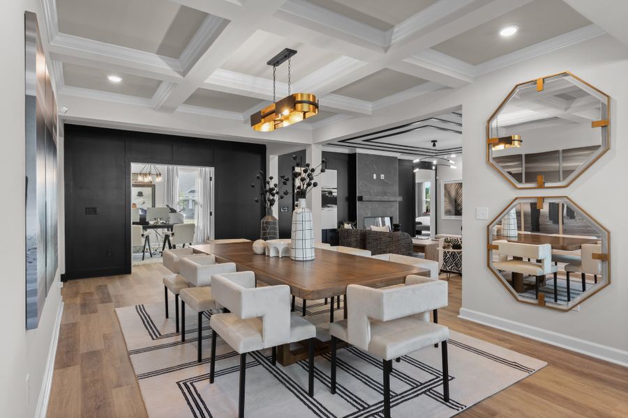 Representative furnished interior of a home built from the The Sand Dollar by Chesapeake Homes in Coastal Club of the Carolinas, Calabash (Image 30).