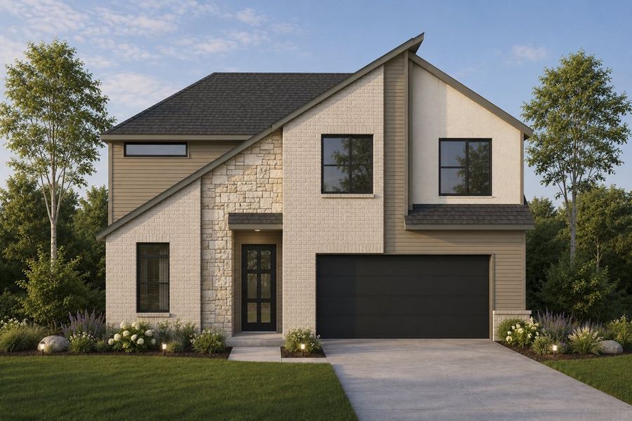 Representative exterior photo of a completed home built from the The Royal by Lillian Custom Homes in Mercer Meadows, Royse City, TX (Image 7).