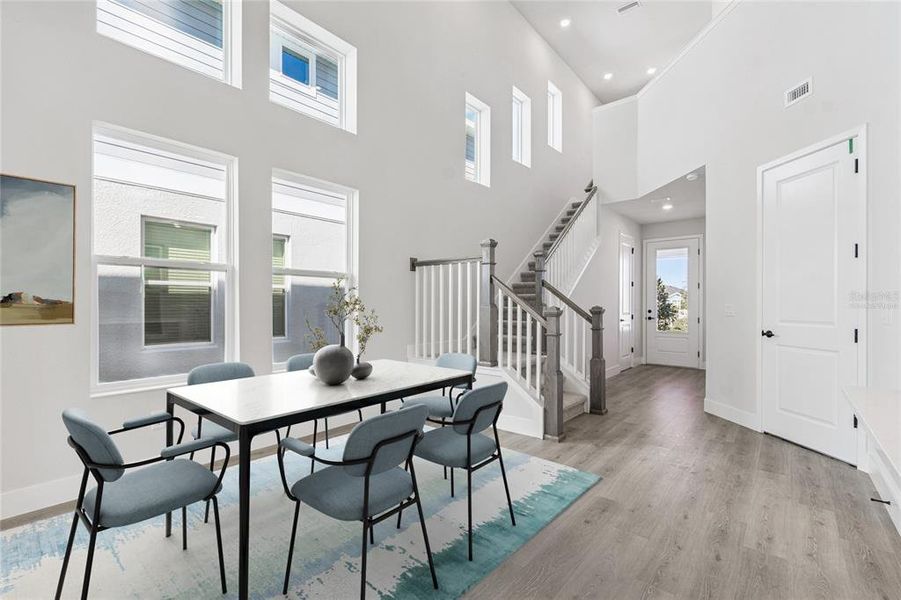 Furnished interior view inside a new home in Persimmon Park - Garden Series, Wesley Chapel (Image 16).