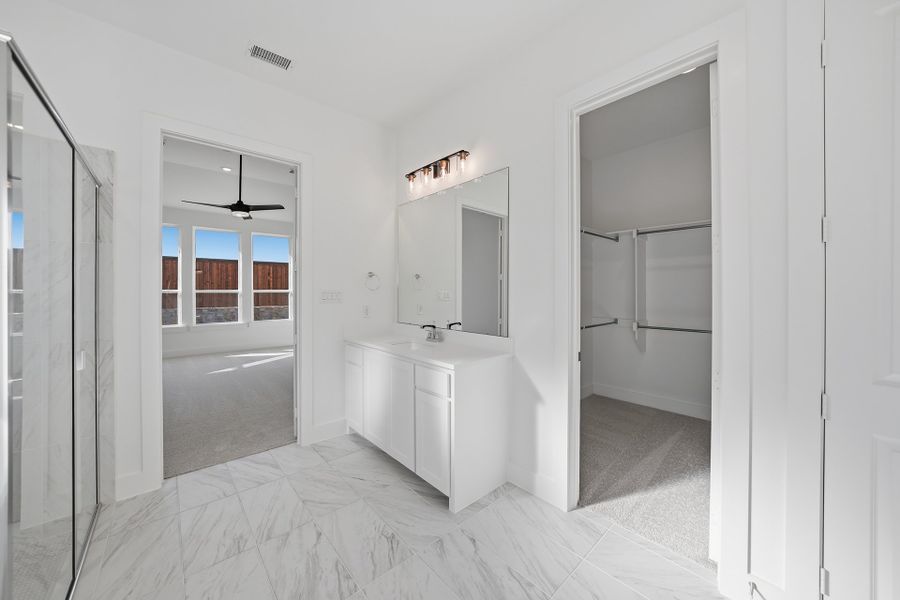 Furnished interior view inside a new home in Estates at Rockhill, Frisco (Image 13). Furnished interior view inside a new home in Estates at Rockhill, Frisco (Image 13).