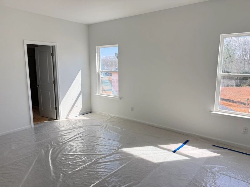 In-progress construction of a new home in Rowland's Grant, Fuquay Varina, NC (Image 18).