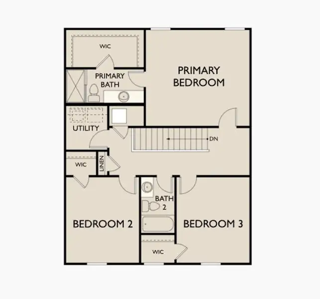 2D floor plan layout of this home in Monticello Park, Princeton, TX (Image 4).