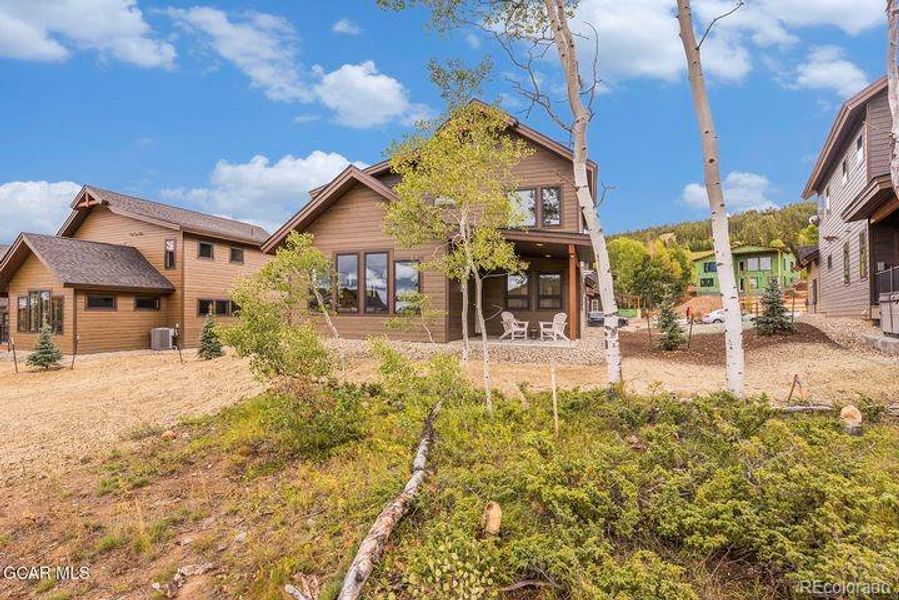 Front exterior of a new home in , Granby, CO, highlighting curb appeal (Image 13). Front exterior of a new home in , Granby, CO, highlighting curb appeal (Image 13).
