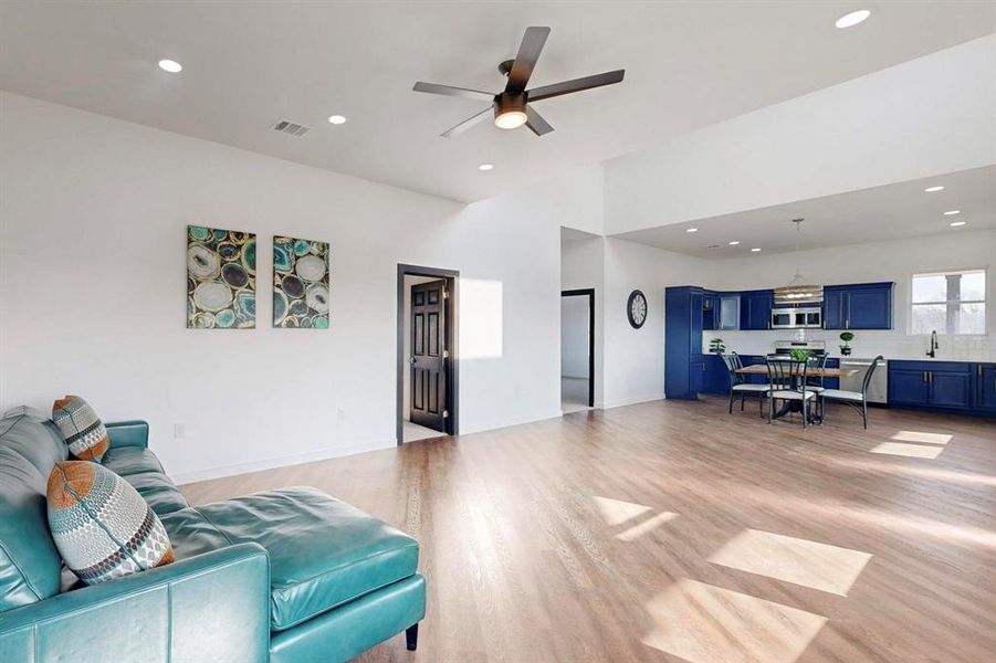 Furnished interior view inside a new home in , Abbott (Image 10). Furnished interior view inside a new home in , Abbott (Image 10).