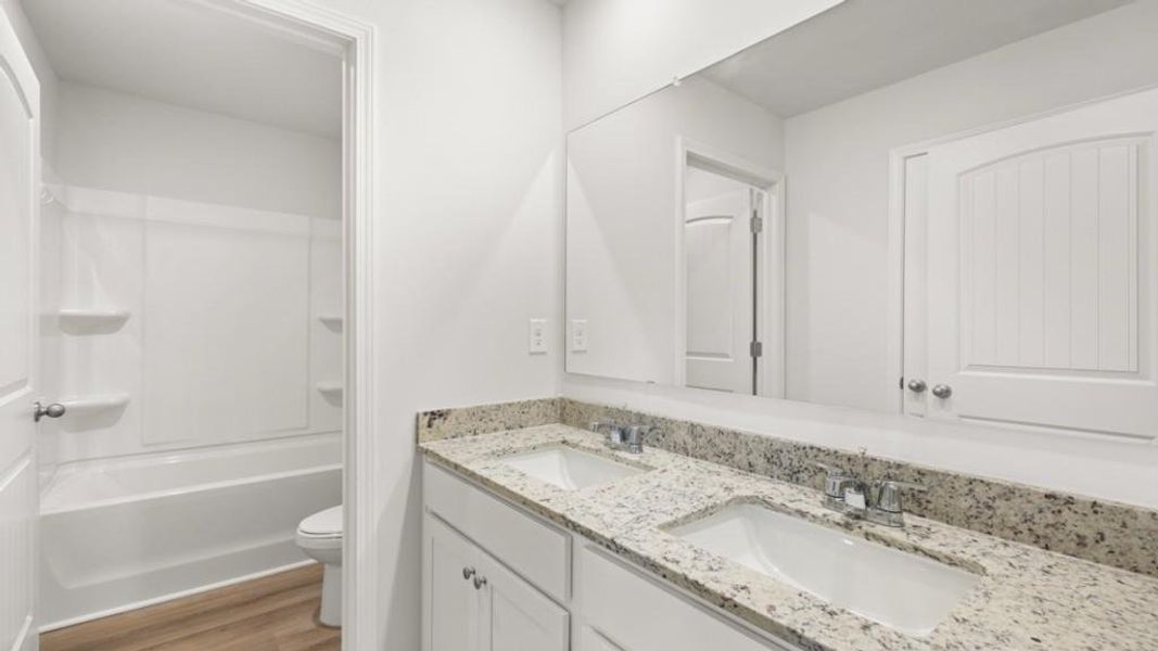 Furnished interior view inside a new home in South Wind, Union City (Image 5).