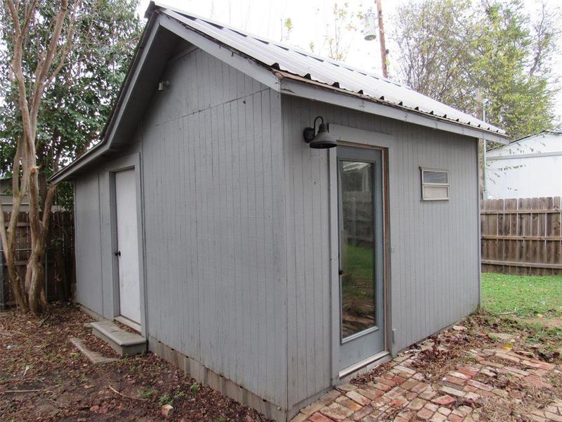 Exterior details and patio area of a home in , Whitney (Image 2). Exterior details and patio area of a home in , Whitney (Image 2).