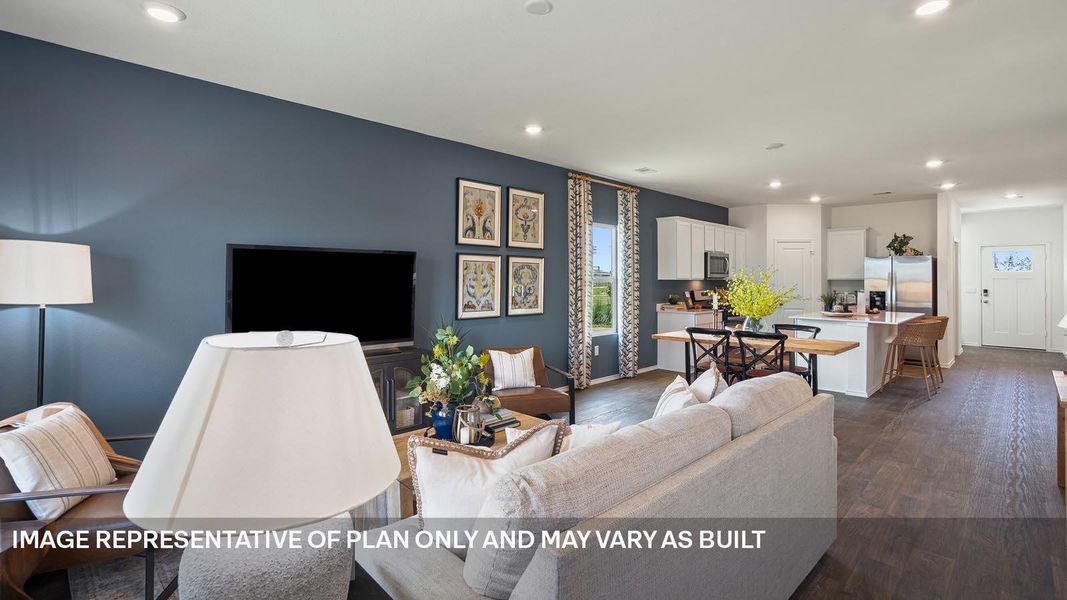 Furnished interior view inside a new home in Talavera, Kyle (Image 13).