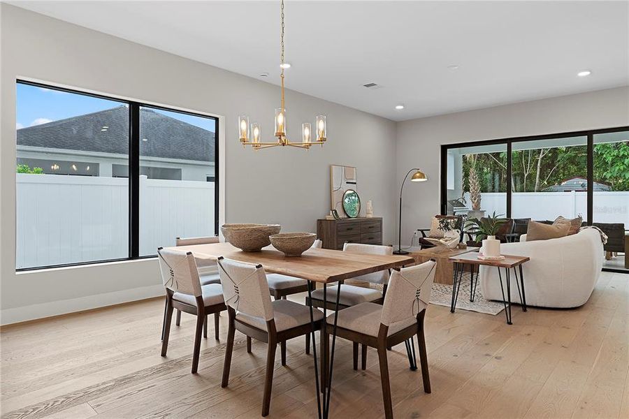 Furnished interior view inside a new home in , Orlando (Image 29).