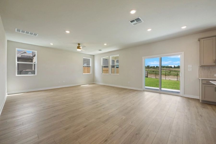 Family Room & Dining Area