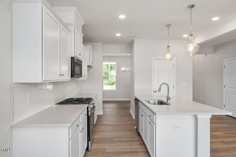 Furnished interior view inside a new home in Woodland Crossing, Zebulon (Image 4).