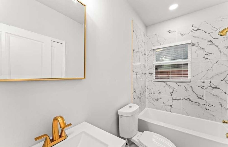 Furnished interior view inside a new home in , Atlanta (Image 9).
