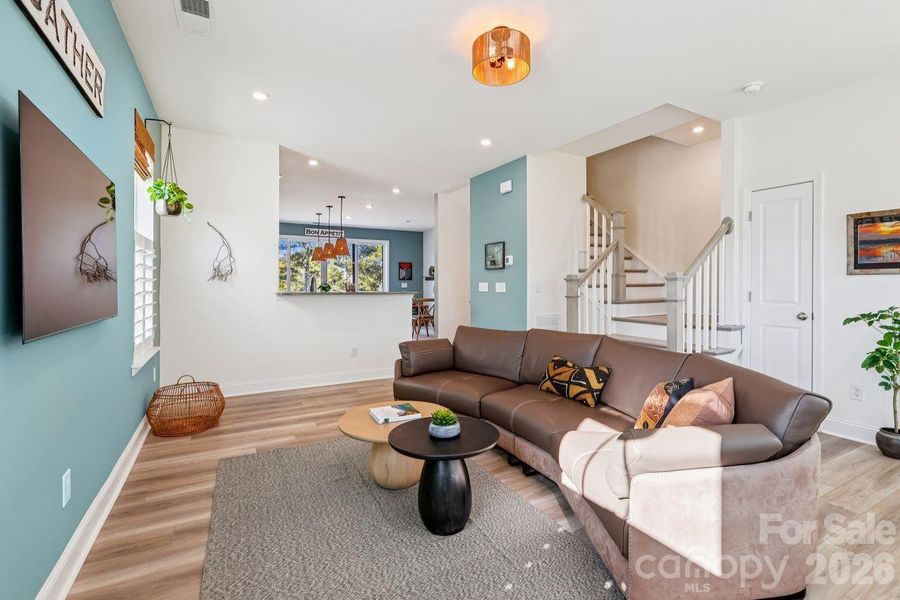 Furnished interior view inside a new home in , Fort Mill (Image 12).
