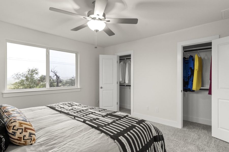 Representative furnished interior of a home built from the Brazos by Pacesetter Homes in Saddle Creek Twinhomes, Georgetown (Image 14).