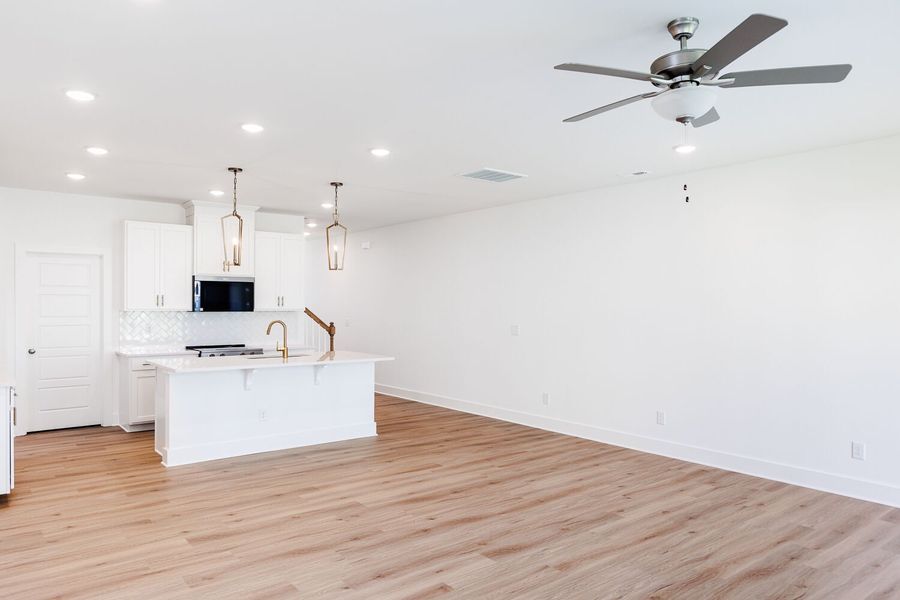 Spacious, unfurnished interior of a new home in Vaughan Farms, Angier (Image 13). Spacious, unfurnished interior of a new home in Vaughan Farms, Angier (Image 13).