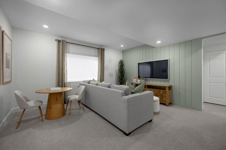 Representative furnished interior of a home built from the 1762 Modeled by KB Home in Windler Wildflower, Aurora (Image 8). Representative furnished interior of a home built from the 1762 Modeled by KB Home in Windler Wildflower, Aurora (Image 8).