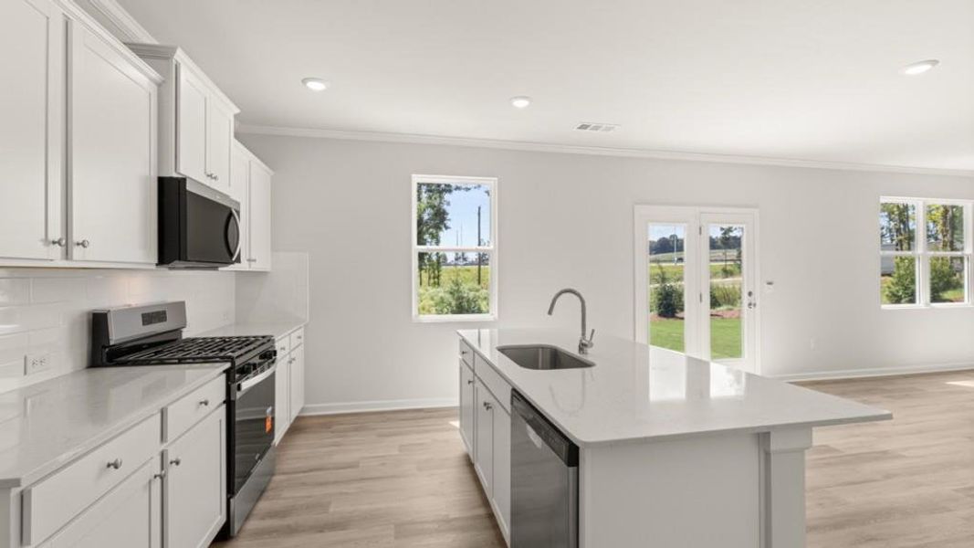 Furnished interior view inside a new home in Braselton Village, Braselton (Image 7).