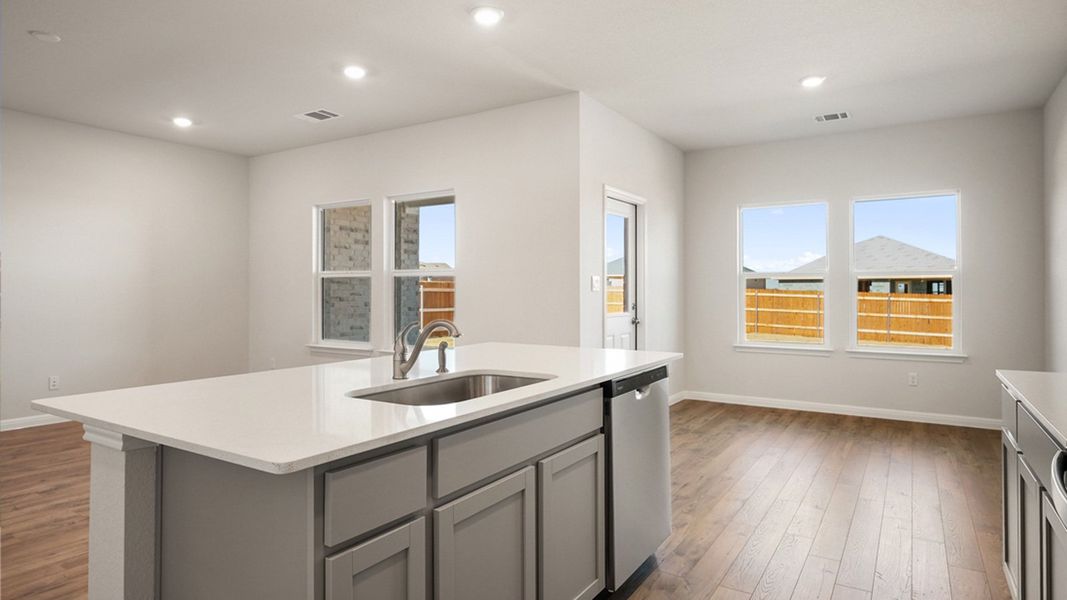 Furnished interior view inside a new home in Thunder Rock, Marble Falls (Image 8).