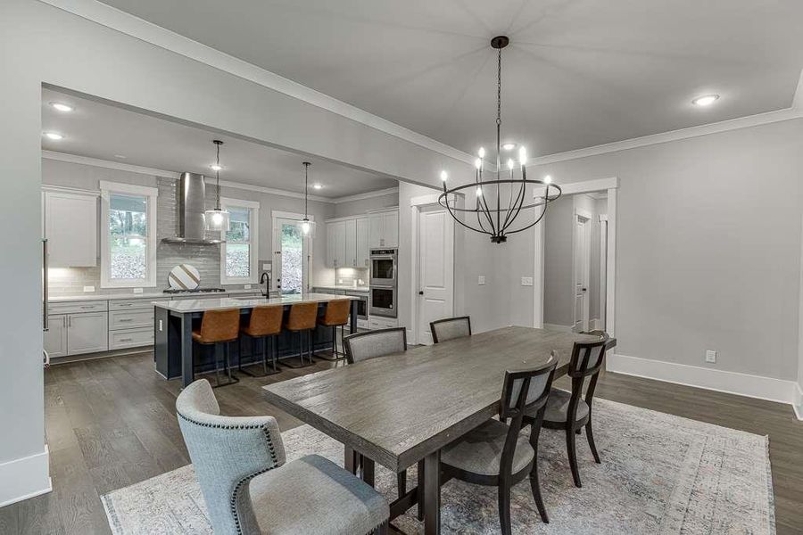 Furnished interior view inside a new home in , Dacula (Image 26).