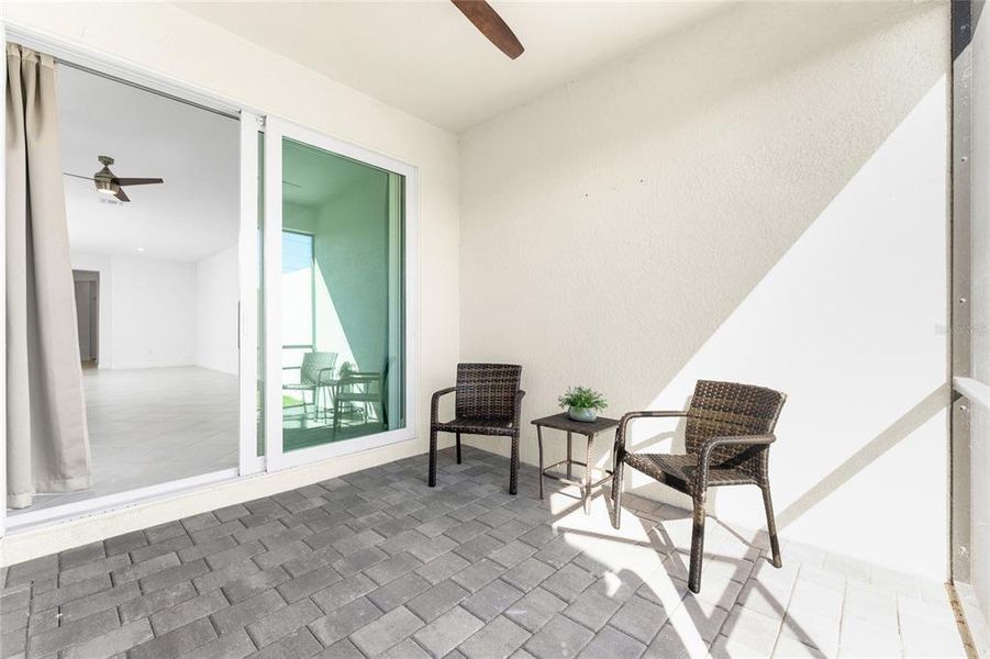 Exterior details and patio area of a home in , Englewood (Image 27).