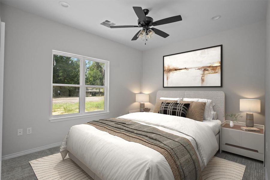 Furnished interior view inside a new home in , Brookeland (Image 2). Furnished interior view inside a new home in , Brookeland (Image 2).