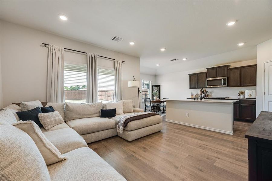 Furnished interior view inside a new home in , Princeton (Image 11).