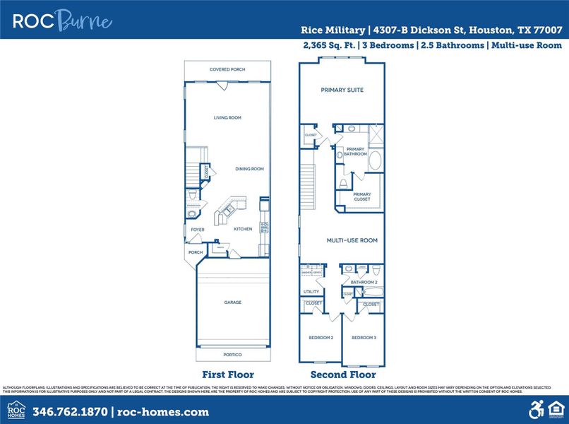 2D floor plan layout of this home in , Houston, TX (Image 2).