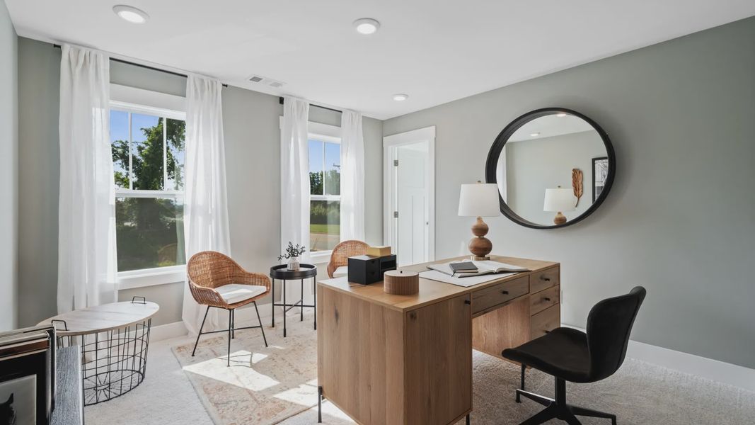 Representative furnished interior of a home built from the Augusta by DRB Homes in Woodglen, Piedmont (Image 34).