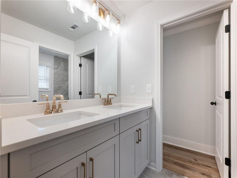 Furnished interior view inside a new home in , Buford (Image 14).