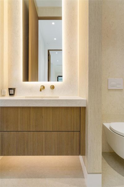 Furnished interior view inside a new home in , Ocean Ridge (Image 75).