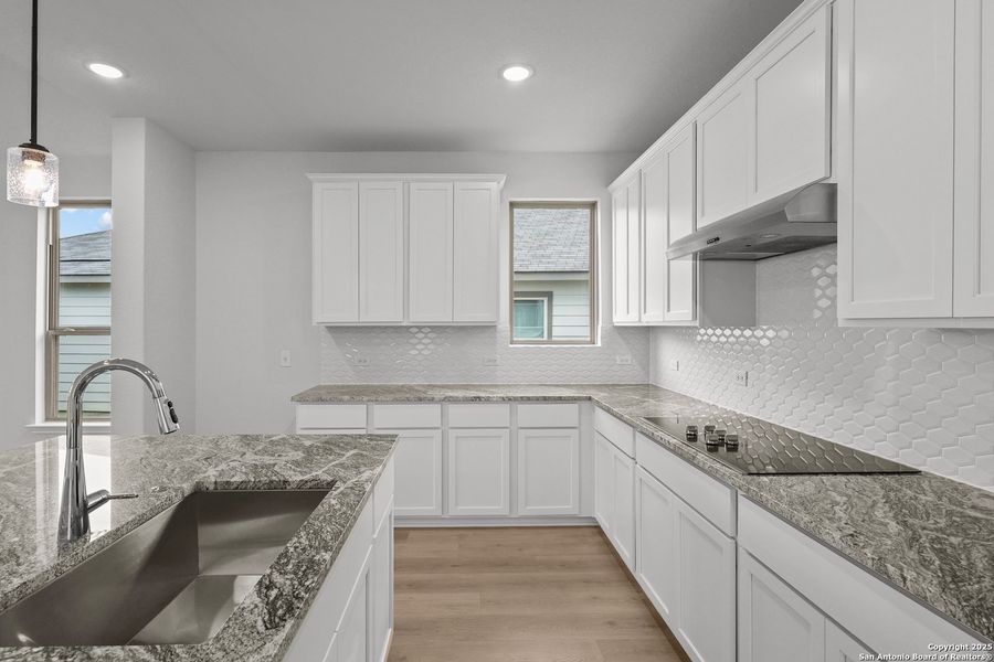 Furnished interior view inside a new home in Overlook at Creekside, New Braunfels (Image 11).