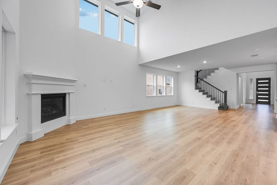 Spacious, unfurnished interior of a new home in Cross Creek Meadows 55s, Celina (Image 17). Spacious, unfurnished interior of a new home in Cross Creek Meadows 55s, Celina (Image 17).