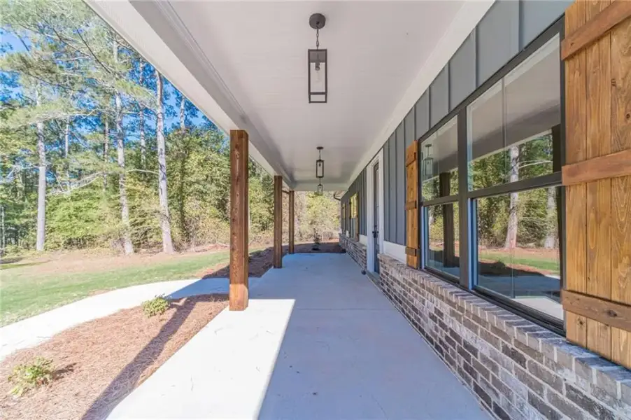 Exterior details and patio area of a home in , Monroe (Image 11).