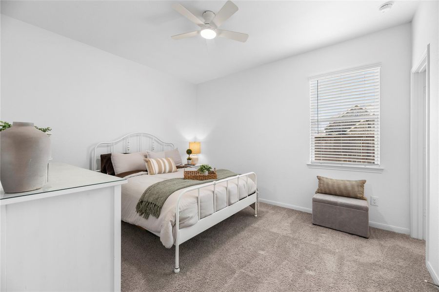 Furnished interior view inside a new home in Balmoral East, Houston (Image 24). Furnished interior view inside a new home in Balmoral East, Houston (Image 24).