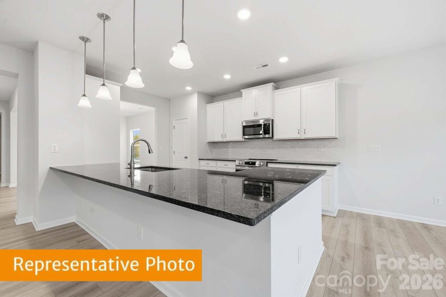 Black Pearl Granite kitchen counters