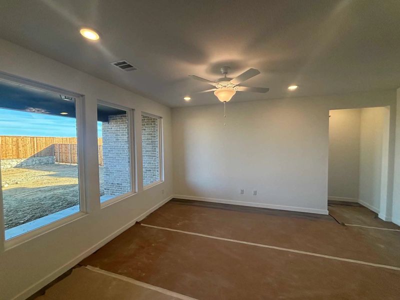 Family Room Construction Progress Family Room Construction Progress