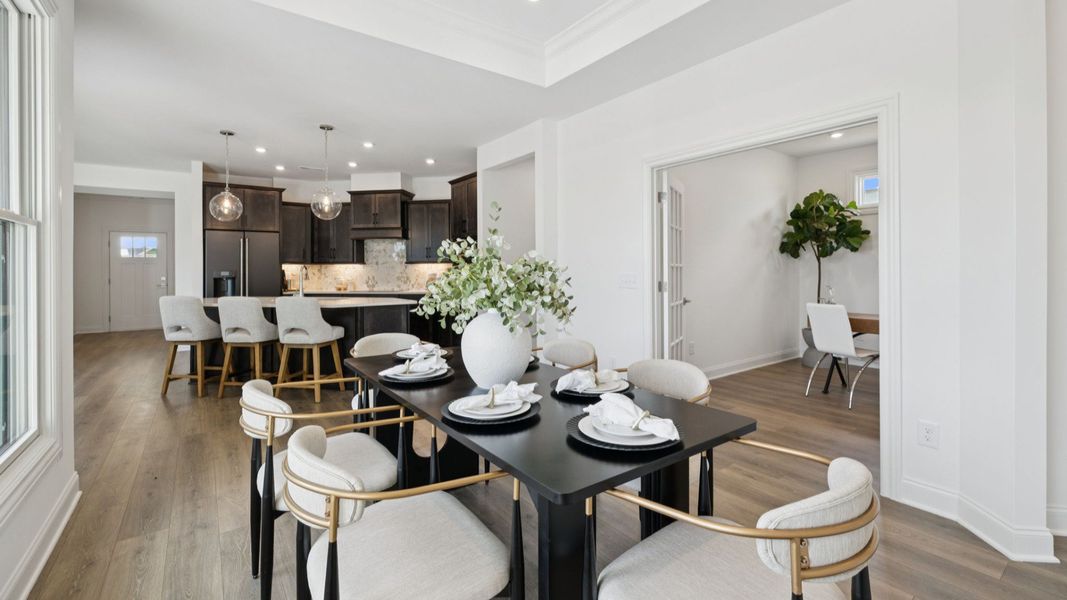 Furnished interior view inside a new home in The Courtyards at Stewarts Creek, Smyrna (Image 17).