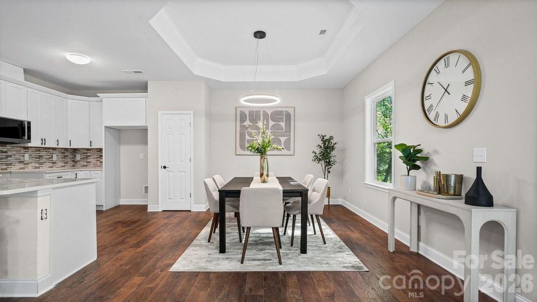 Furnished interior view inside a new home in , Dallas (Image 8).