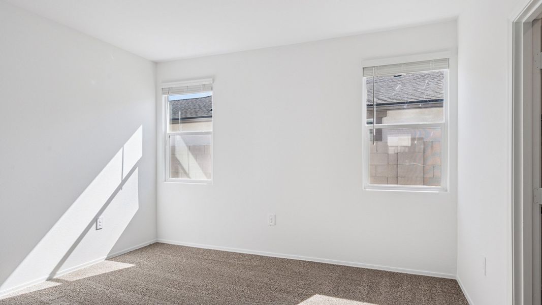 Representative unfurnished interior of a home built from the Harper by D.R. Horton in Elena Trails, Maricopa (Image 14). Representative unfurnished interior of a home built from the Harper by D.R. Horton in Elena Trails, Maricopa (Image 14).
