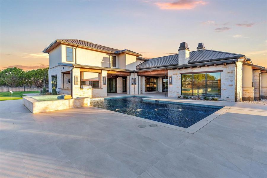 Exterior details and patio area of a home in , Cresson (Image 24).