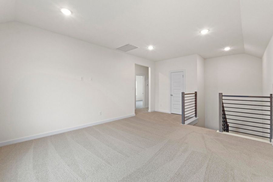 Game Room in the Pearl home plan by Trophy Signature Homes – REPRESENTATIVE PHOTO Game Room in the Pearl home plan by Trophy Signature Homes – REPRESENTATIVE PHOTO