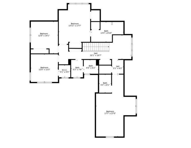 2D floor plan layout of this home in , White, GA (Image 7).