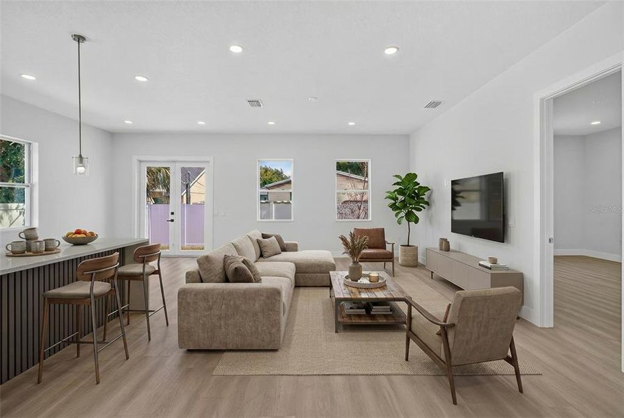 Furnished interior view inside a new home in , Pinellas Park (Image 17).