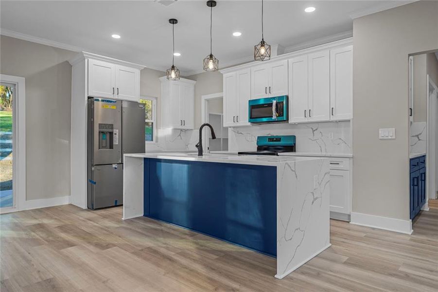 Furnished interior view inside a new home in , Lawrenceville (Image 5).