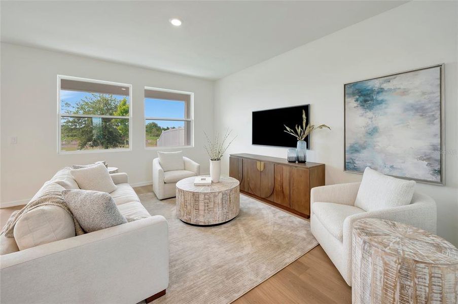 Furnished interior view inside a new home in Persimmon Place – Garden Series, Wesley Chapel (Image 12).